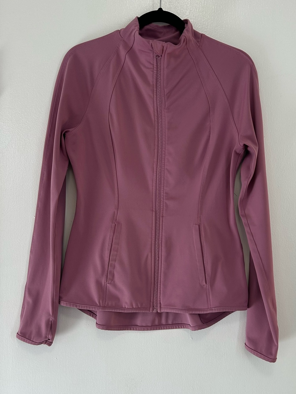Yogalicious Dusty Rose Full-Zip Utility Jacket